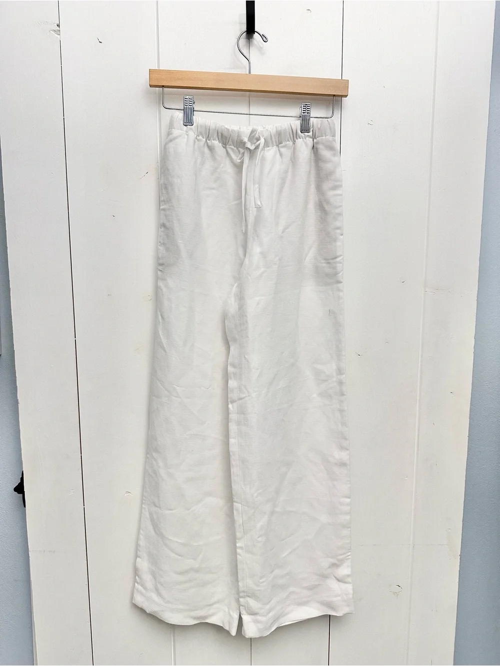 Aritzia Wilfred The Lodge Pant CruiseLinen In White Size 2XS
